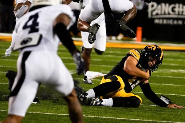 Iowa stages second-half comeback to top reeling Penn State