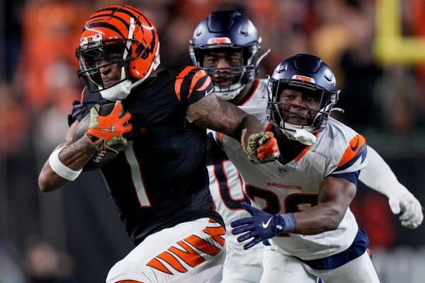 NFL roundup: Bengals top Broncos in OT, stay in playoff hunt