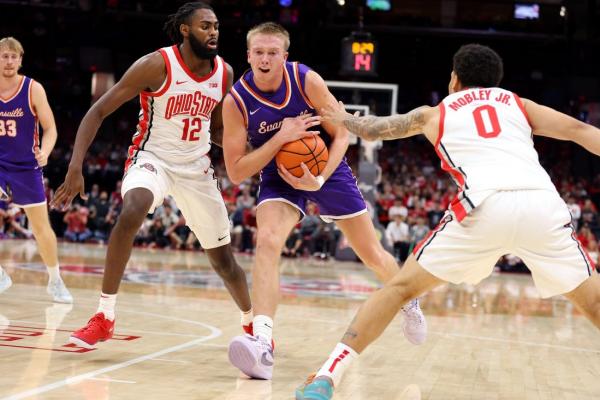 Ohio State shuts down Evansville in 80-30 laugher