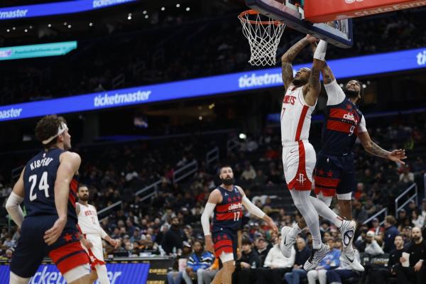 Report: Rockets trade F Cam Whitmore to Wizards