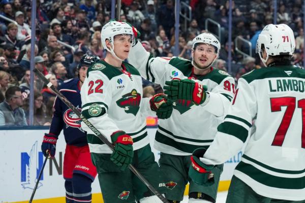 Wild win sixth in a row with third-period surge vs. Blue Jackets