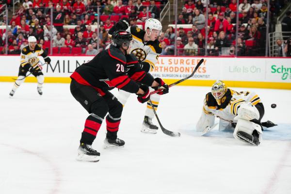 Seth Jarvis goal in waning seconds lifts Hurricanes past Bruins