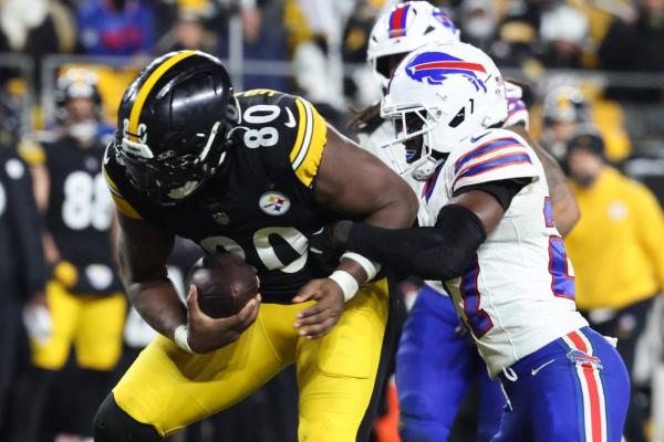 Steelers TE Darnell Washington breaks arm vs. Browns