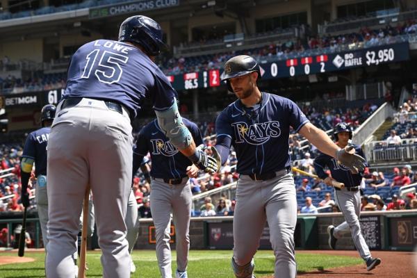 Fast start helps Rays complete sweep of Nationals