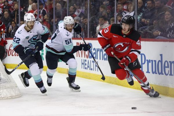 Timo Meier’s 200th goal pushes Devils past Kraken