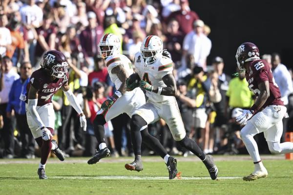 No. 10 Miami tops No. 7 Texas A&M in CFP first round; Ohio State next