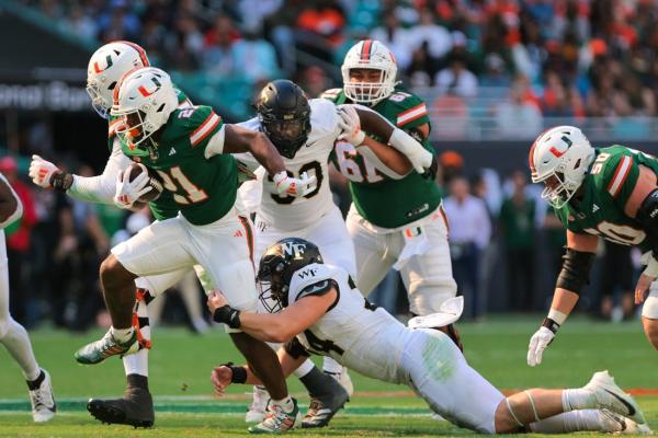 With big fourth quarter, No. 8 Miami takes down Wake Forest