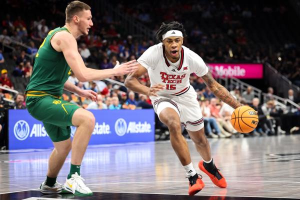 No. 9 Texas Tech survives late push by Baylor at Big 12 tourney