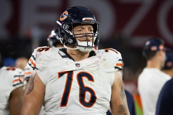 Bears OG Teven Jenkins (ankle) out, DE Montez Sweat (ankle) questionable vs. Pack