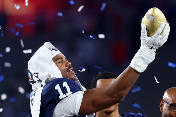 Ex-Penn State DE Abdul Carter (shoulder) to skip combine workouts