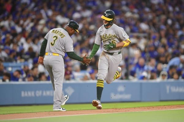Jacob Wilson homers twice as Athletics thump Dodgers