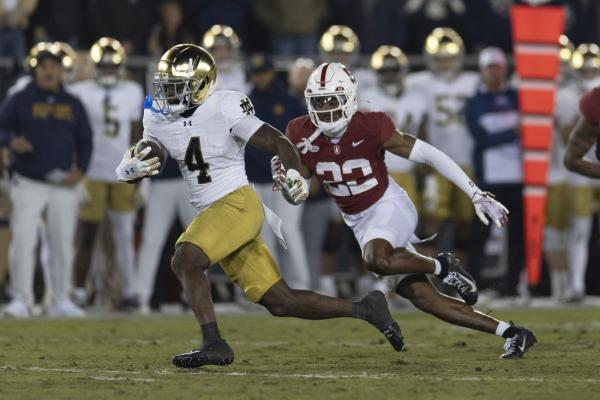 No. 9 Notre Dame wallops Stanford, awaits CFP fate