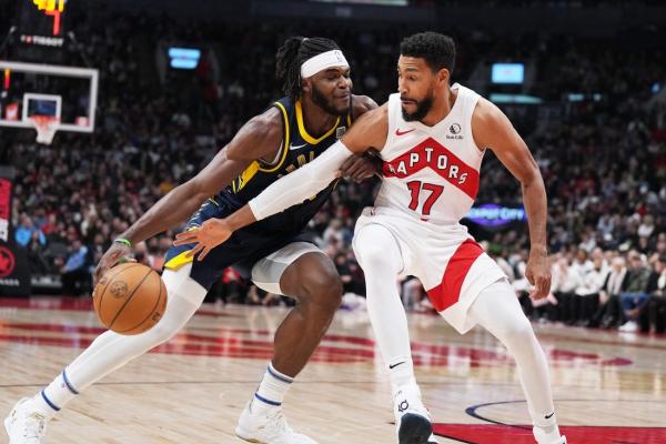 RJ Barrett pumps in 39 as Raptors dump Pacers thumbnail