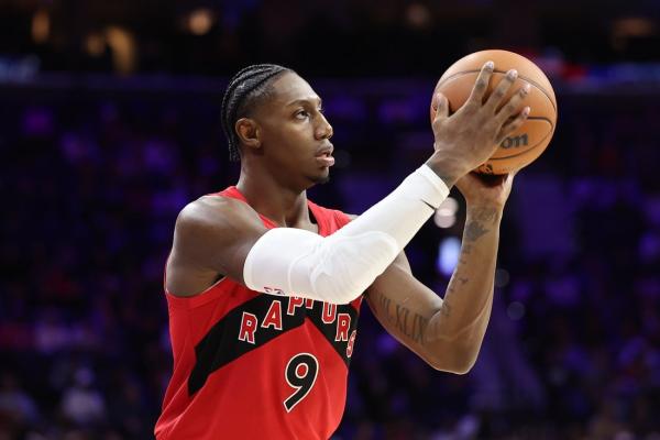 Raptors G/F RJ Barrett (knee sprain) out at least a week