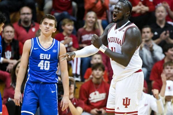 No. 17 Indiana uses huge second half to roar past Eastern Illinois