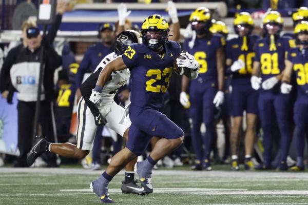 No. 21 Michigan’s ground game too much for Purdue