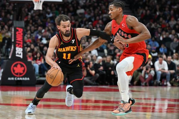 Hawks have little trouble pinning Raptors with 10th straight loss