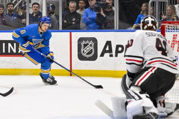 Surging Blues hope to complete season sweep of Predators