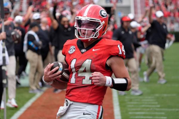 No. 10 Georgia eager to continue roll vs. Auburn