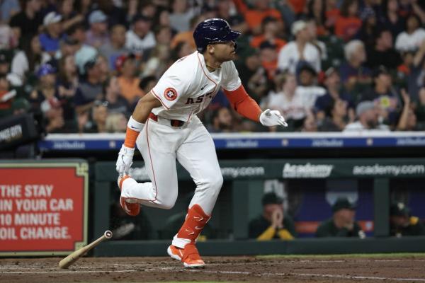 Jose Altuve belts 2 homers as Astros pound Athletics