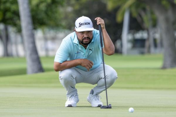 J.J. Spaun climbs into lead at Sony Open in Hawaii