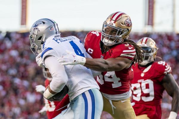 Cowboys 'refocus' for prime-time clash with ailing 49ers thumbnail