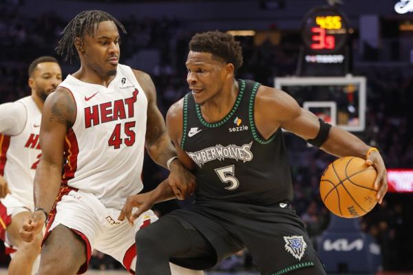 Timberwolves’ strong second half keeps Heat at bay for win