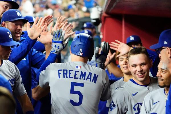 Dodgers clinch NL West crown with shutout of Diamondbacks