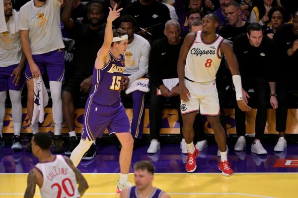 NBA roundup: Lakers win 5th straight, clinch West Group B