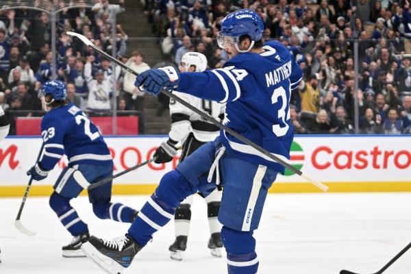 Bobby McMann, Leafs get jump on Kings, win 6-2