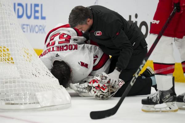 Hurricanes G Pyotr Kochetkov in concussion protocol