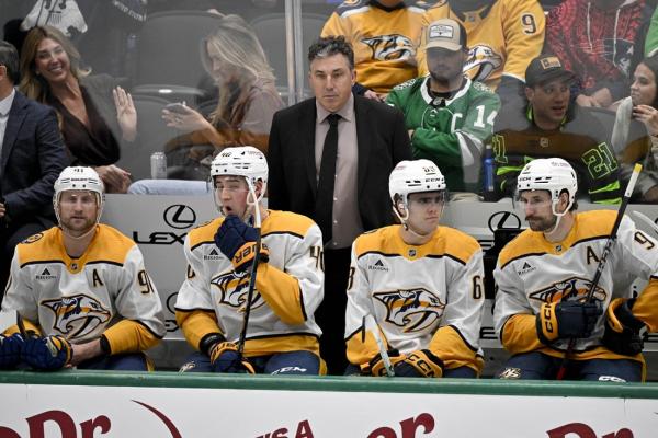 Predators sticking with head coach Andrew Brunette