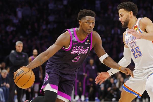 NBA roundup: Anthony Edwards leads Wolves’ rally past Thunder