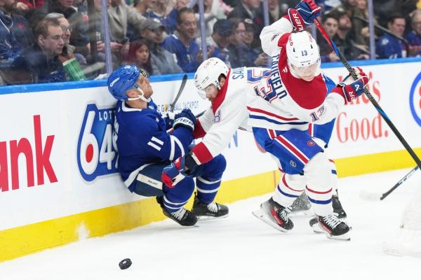 Maple Leafs even season series with Habs with 4-1 win