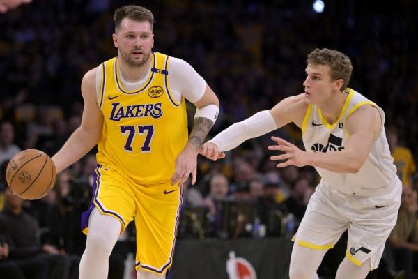 Luka Doncic makes quiet debut as Lakers sail past Jazz