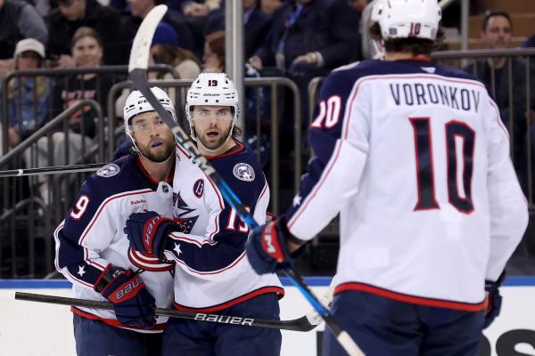 NHL roundup: Adam Fantilli’s hat trick carries Jackets past Rangers