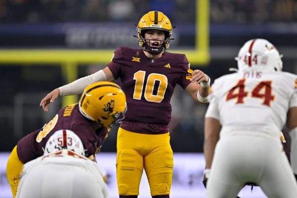 Sam Leavitt sidelined for Arizona State’s title rematch with Iowa State