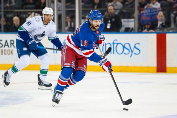 Jonny Brodzinski scores twice to lead Rangers past Canucks