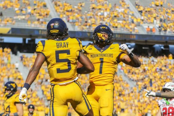 Jahiem White scores 2 touchdowns as West Virginia blows out Robert Morris