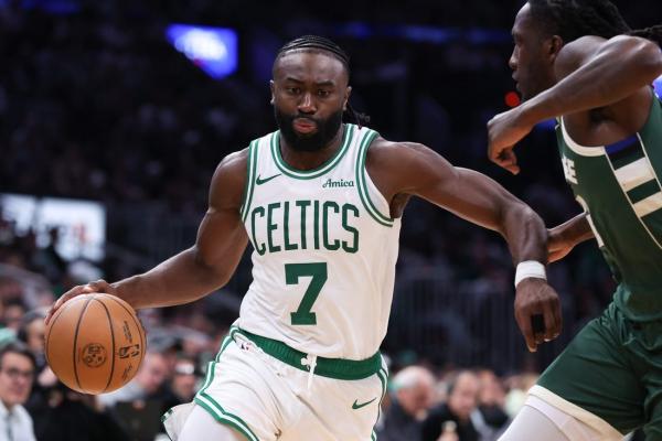 Jaylen Brown a question mark to play in Celtics-Warriors showdown