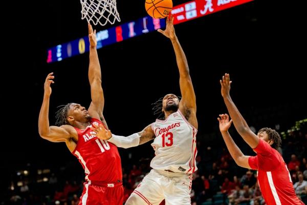 No. 6 Houston goes cold in OT as No. 9 Alabama prevails