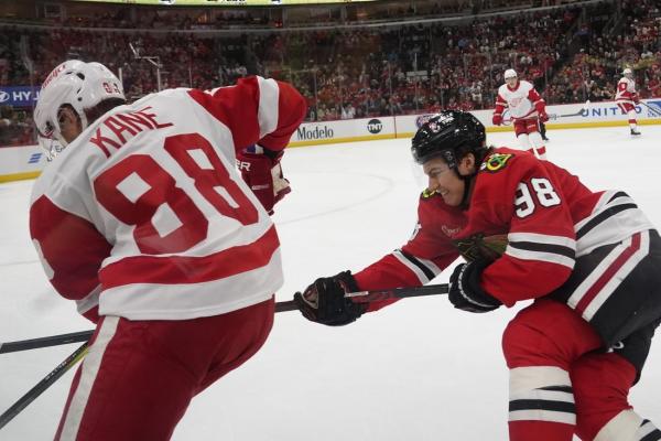 Red Wings find winning touch to snap Blackhawks’ two-game streak