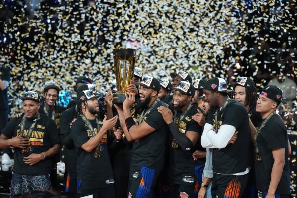 Report: Knicks won’t hang banner for NBA Cup title