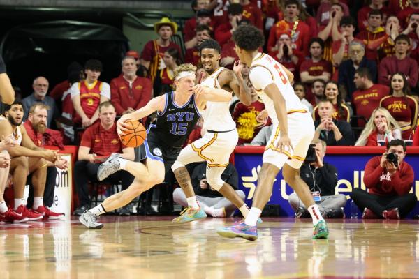 No. 23 BYU pulls out double-OT win over No. 10 Iowa St.