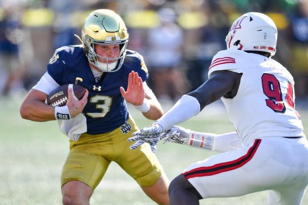 No. 16 Notre Dame has score to settle with No. 15 Louisville