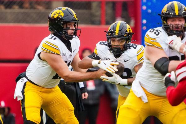 Mark Gronowski accounts for 3 TDs as Iowa handles Nebraska