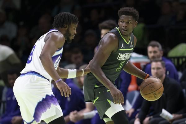Anthony Edwards, Timberwolves start fast, blow out Jazz