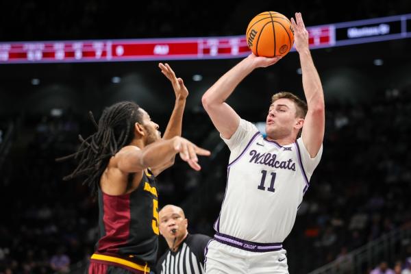 K-State downs undermanned ASU to open Big 12 tourney