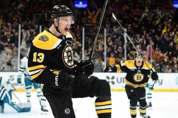 Busy Bruins visit Devils for first meeting of season