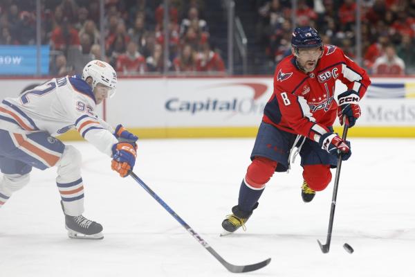 Alex Ovechkin’s hat trick powers Caps past Oilers